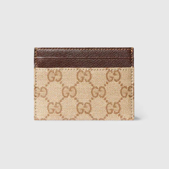 Gucci Brown Essence Classic card case