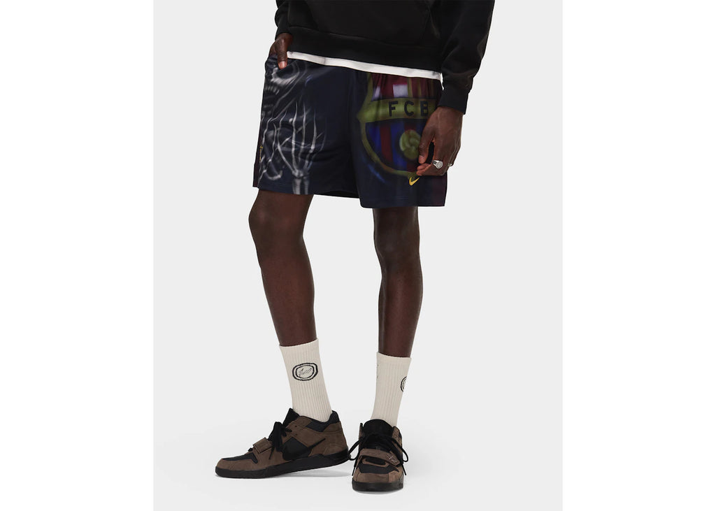 Travis Scott x Nike x FC Barcelona Skeleton Home Shorts Multicolor