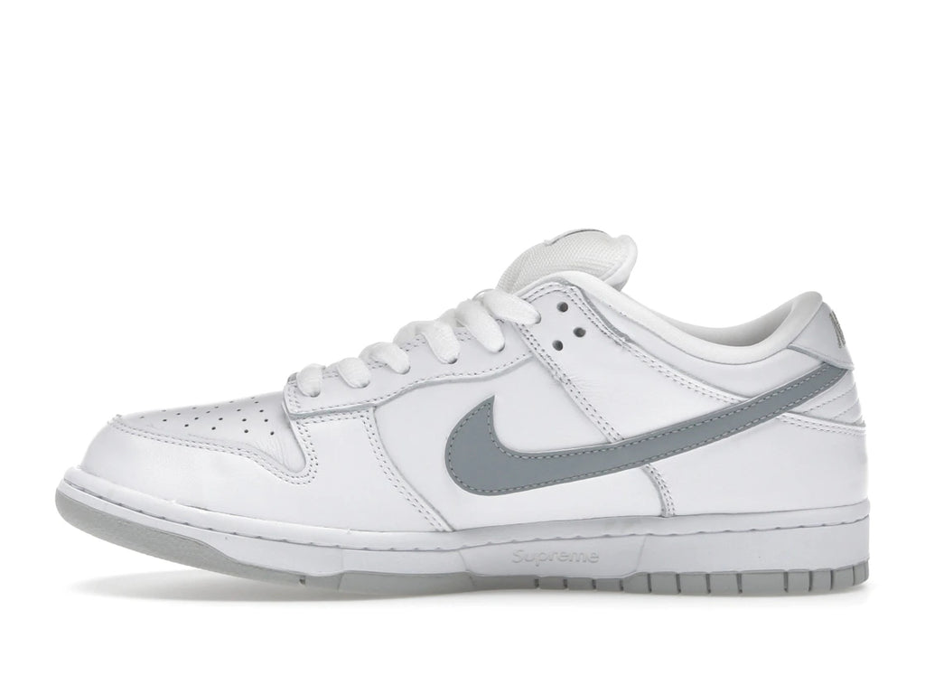 Nike SB Dunk Low Supreme 94 White Metallic Silver