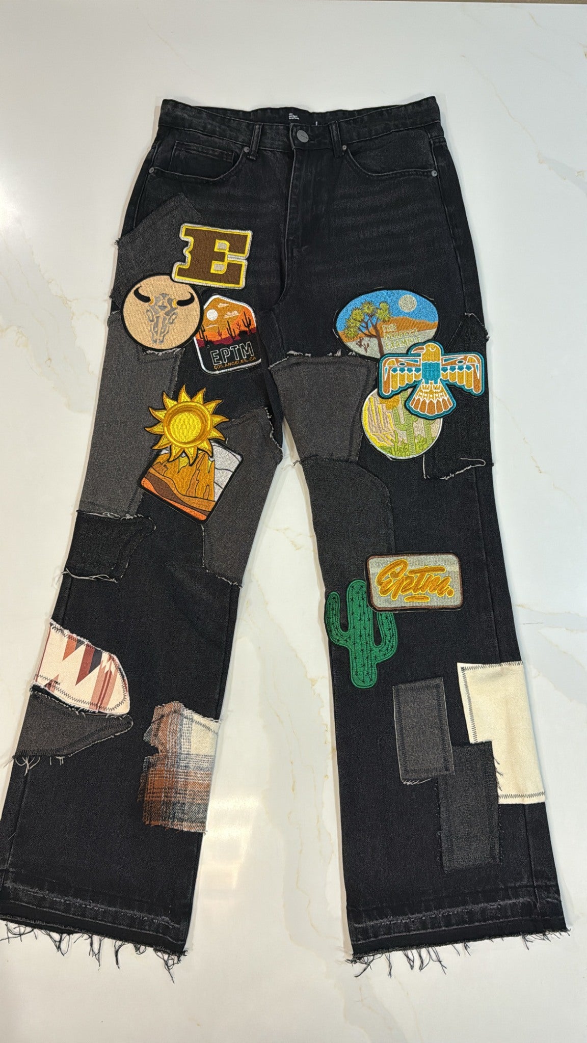 EPTM Patch Work Jeans