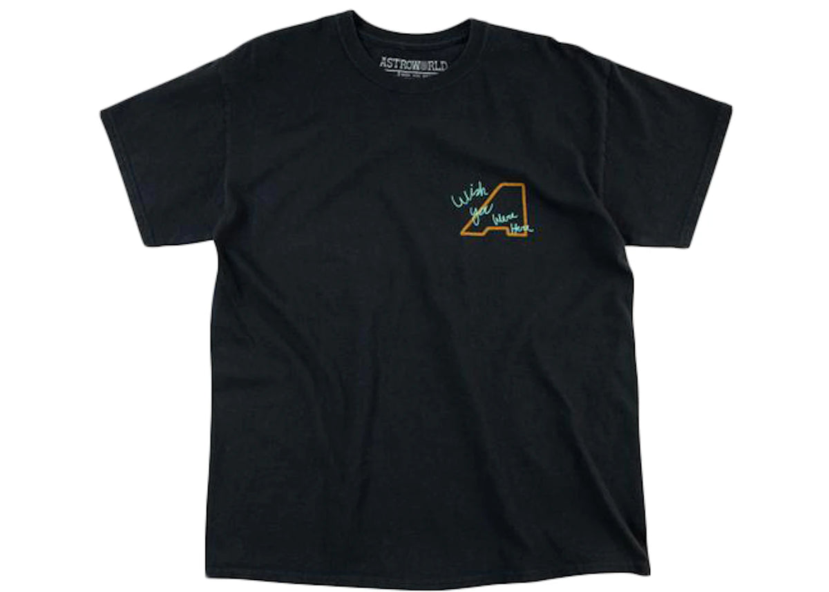 Travis Scott Astroworld Tour London Union Jack T-Shirt Black