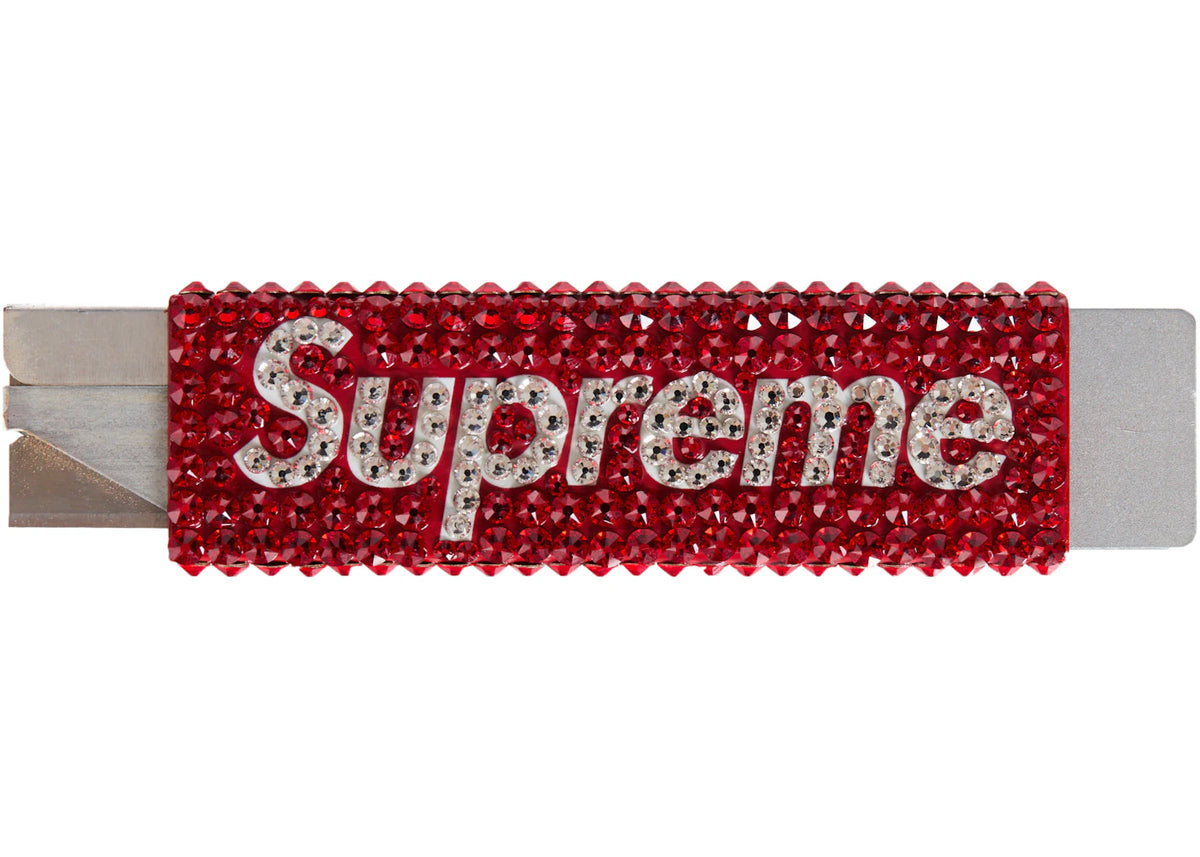 Supreme Swarovski Crystal Box Cutter Red