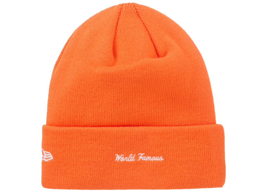 Supreme New Era Box Logo Beanie (FW24) Dark Orange