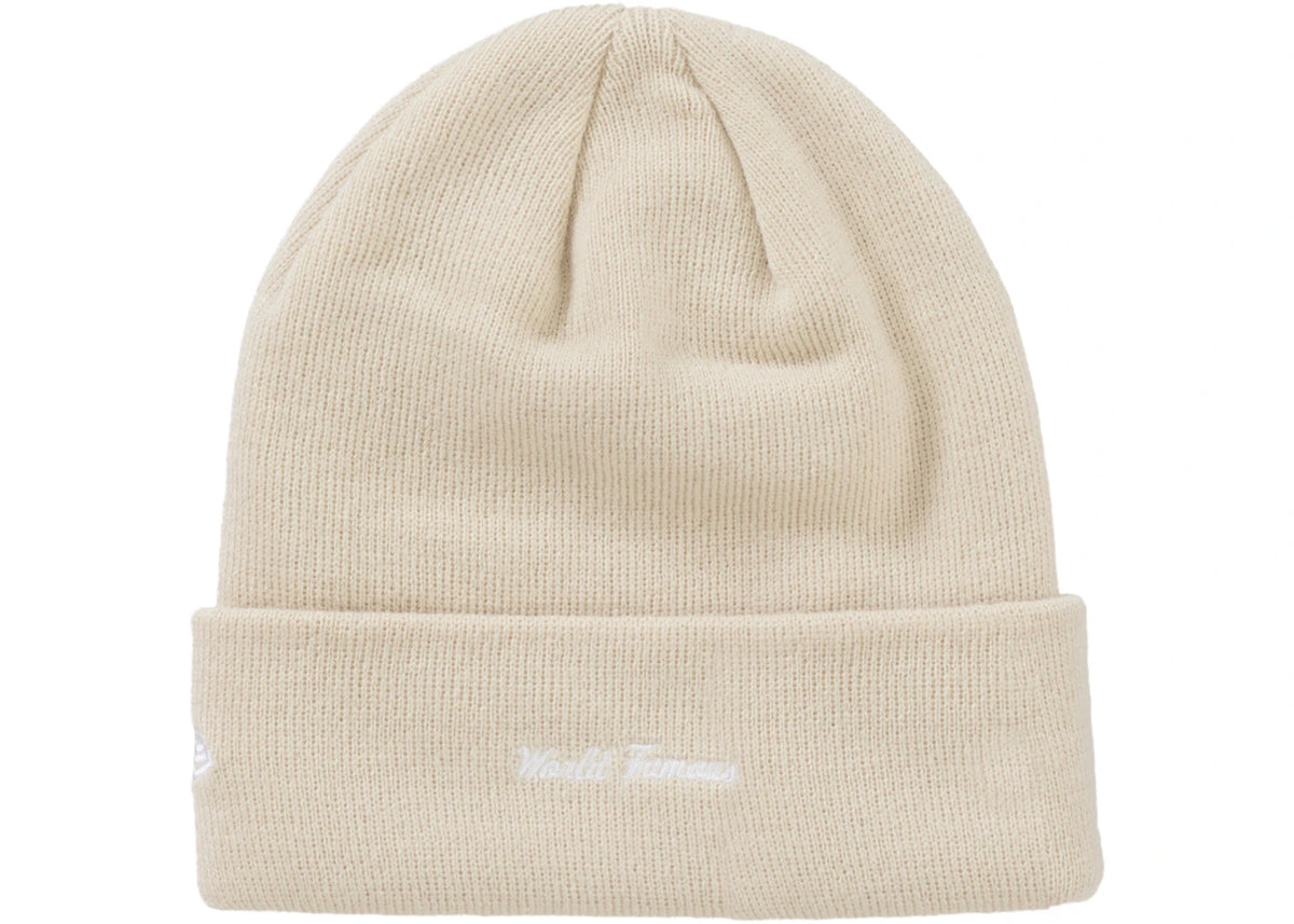 Supreme New Era Box Logo Beanie (FW24) Stone