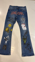 Lonestar jeans graffiti