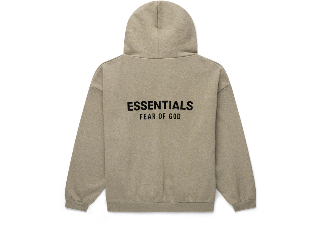 Fear of God Essentials Fleece Hoodie (FW24) Heather Gray