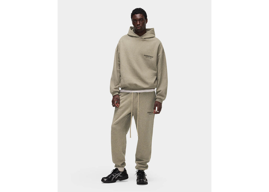 Fear of God Essentials Fleece Hoodie (FW24) Heather Gray