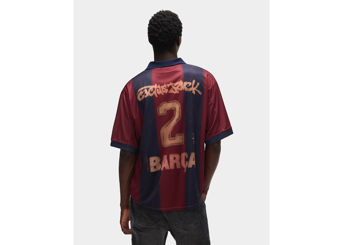 Travis Scott x Nike x FC Barcelona Retro 2000/01 Home Skeleton Jersey Multicolor
