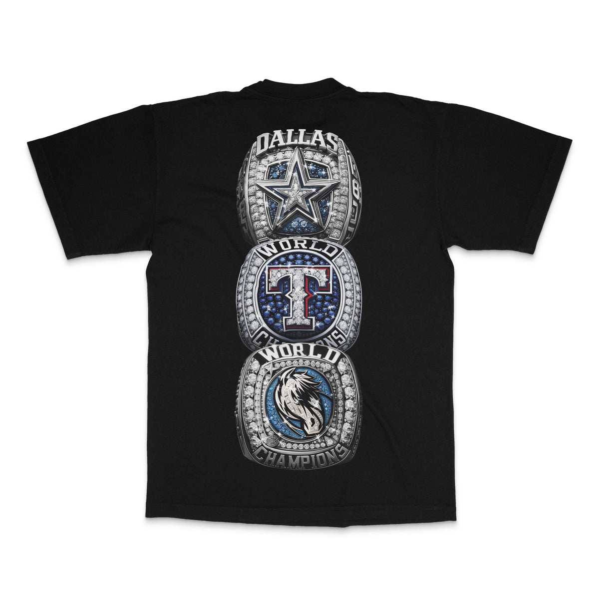 RINGS TEE BLACK