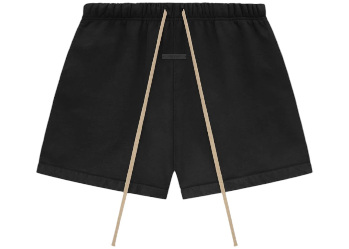 Fear of God Essentials Heavy Fleece Soccer Short Black